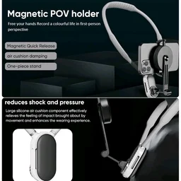 Hands-Free Mobile Phone Neck Bracket | 360° Adjustable Holder for Watching & Gaming