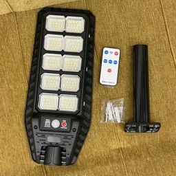 300W High-Powered Solar LED Street Light with Motion Sensor & Remote Control – Outdoor Waterproof Security Wall Lamp for Garden, Parking, and Pathways