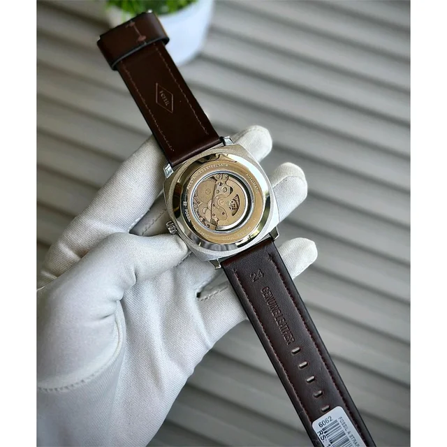 Analog Automatic Top Quality Collection With High Quality Strap Best Finishing Body & Case - White
