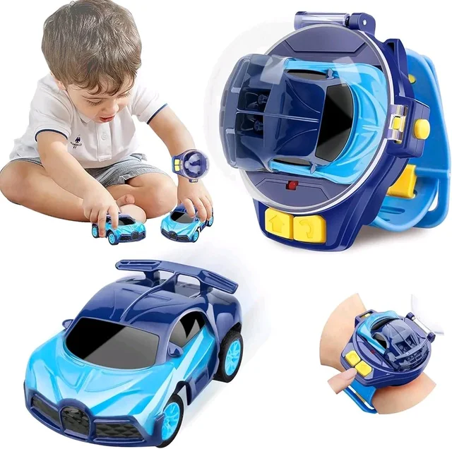 Watch Remote Control Car – 2-in-1 Smart Wrist Watch Car Toy for Kids (Rechargeable)