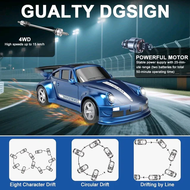 Desktop Drift RC Car – Mini Racer, Maximum Thrill!