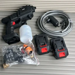 MZ WG02 48Vf Portable Spray Gun – Dual Battery High-Pressure Washer with Foam Bottle & Multi Nozzle Set