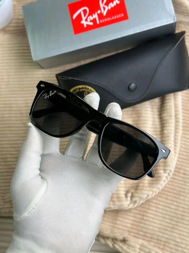 Bluetooth Smart Sunglasses – Matte Finish, Touch Control, 8H Battery, Original Box (First Time in India!) - Black