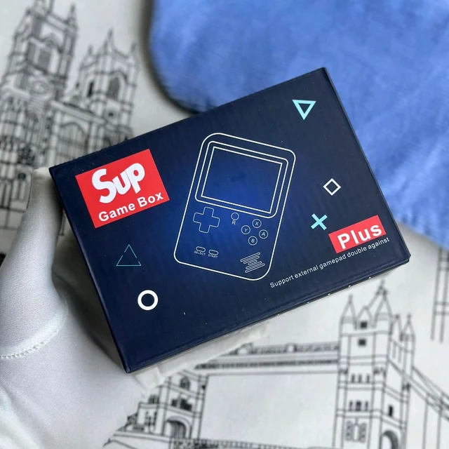 Handheld Video Game Console, Retro Mini Game with 400 Classic Sup Game TV Compatible for Kids, Rechargeable 8 Bit Classic