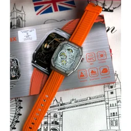 Smart Watch Z79 Max Watch, 2.1inch HD 460mah Battery, 100+sport Modes, NFC Smart Watch, Rugged Watches for Men, Fitness Watch for Men Women, - Orange