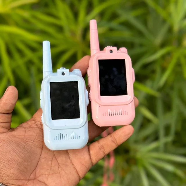 Kids Video Walkie Talkie Set | Real-Time Video & Voice | Rechargeable | Fun Outdoor Play Toy (2 pcs)
