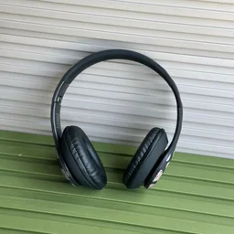 Bluetooth On Ear Headphones with Mic with 6 Hours Battery Backup, Original Box Packaging - Black