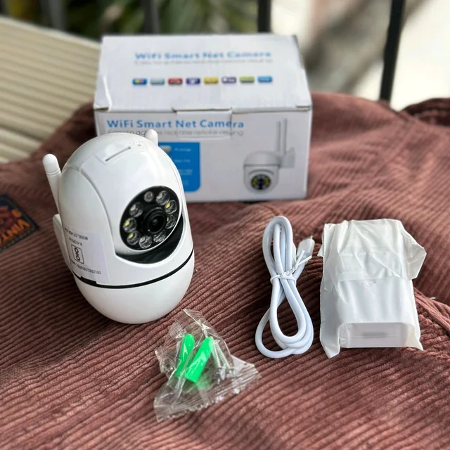 WiFi Smart Net Camera – 360° Pan & Tilt, Night Vision, Two-Way Audio, Mobile App Control