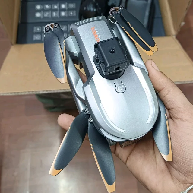 A17 Foldable Drone with Dual Camera & Dual Battery – Brushless Motor, LED Lights