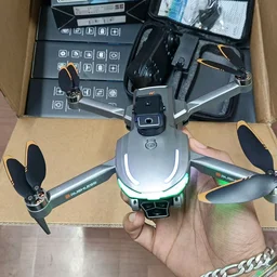 A17 Foldable Drone with Dual Camera & Dual Battery – Brushless Motor, LED Lights