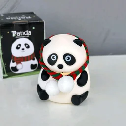 Smartwatch with Panda Silicone Night Lamp Combo for Home & Gifting | Stylish Metal Strap Watch + Cute LED Panda Night Light