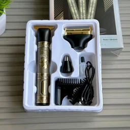 3-in-1 Rechargeable Shaver & Trimmer Set | Beard, Hair & Nose Grooming Kit for Men