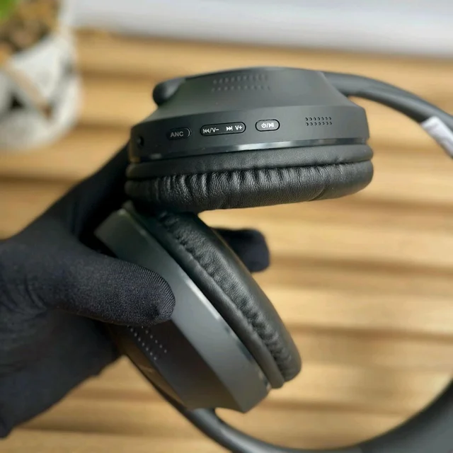 Wireless Earphone Headphones With ANC Working, For Music Lovers & Professionals - Suitable for Travel, Office & Home, 5-6 Hours Playback Time, High Quality Model
