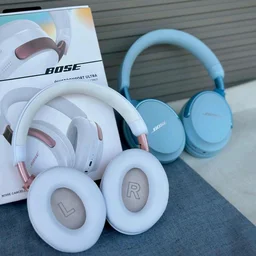 Wireless Earphone Headphones For Music Lovers & Professionals - Suitable for Travel, Office & Home, 5-6 Hours Playback Time, High Quality Model - White