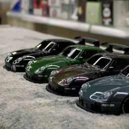 Porsche 911 Break Racing The Dawn – High-Speed 4WD Drift RC Car (1:24 Scale) LED Lights | DIY Tire Replacement | Pro Chassis - Black