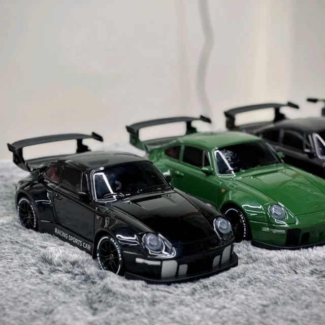 Porsche 911 Break Racing The Dawn – High-Speed 4WD Drift RC Car (1:24 Scale) LED Lights | DIY Tire Replacement | Pro Chassis - Green