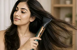 3-in-1 Hot Air Styling Comb – Straightener, Curler & Dryer (1400W)