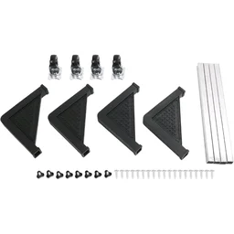 Adjustable Refrigerator Stand with Wheels – Heavy Duty Mobile Base (Black)