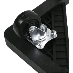 Adjustable Refrigerator Stand with Wheels – Heavy Duty Mobile Base (Black)