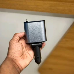 Car Essentials Combo – Magnetic Holder + 4-in-1 Fast Charger