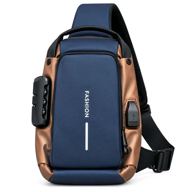 Anti-Theft Crossbody Sling Bag (Water-Resistant) Secure • Minimal • Everyday Carry - Black