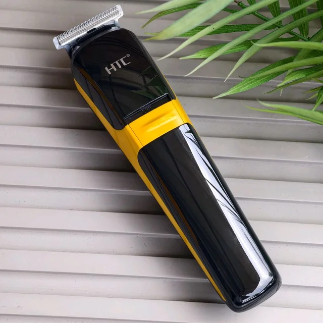 HTC 3 in 1 Rechargeable Men’s Grooming Kit AT-1322 – Hair Trimmer, Foil Shaver & Nose/Ear Trimmer Machine for Beard, Hair & Face Grooming