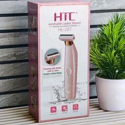 HTC HL-287 Washable Ladies Shaver – Rechargeable Women’s Body Hair Remover with USB Type-C Charging, Wet & Dry Use, Bikini Line, Arms & Body Trimmer