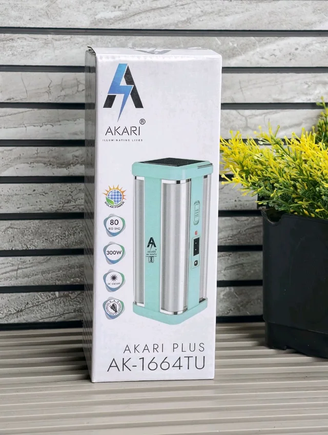 AKARI AK-1664TU Rechargeable Solar Emergency Light