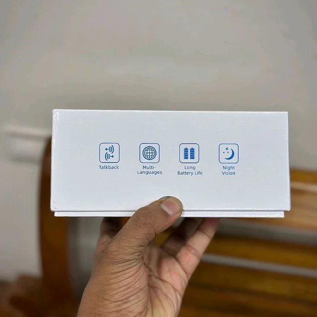 Smart Visual Doorbell Camera with HD Indoor Monitor, Two-Way Talkback, Night Vision, Long Battery Life & Multi-Language Support for Home Security