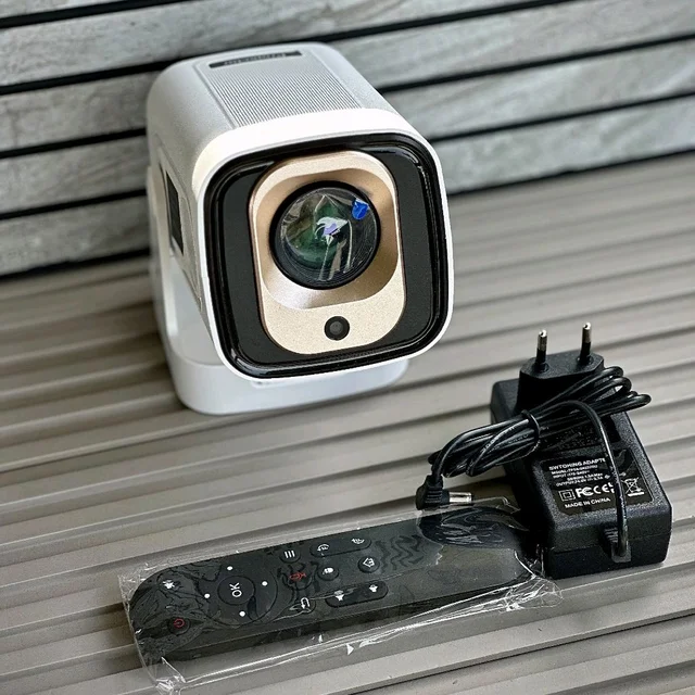 4K Smart Projector with Native 1080P Resolution, Wi-Fi 6, Auto Focus, 180° Rotation & Ultra Short Throw Projection