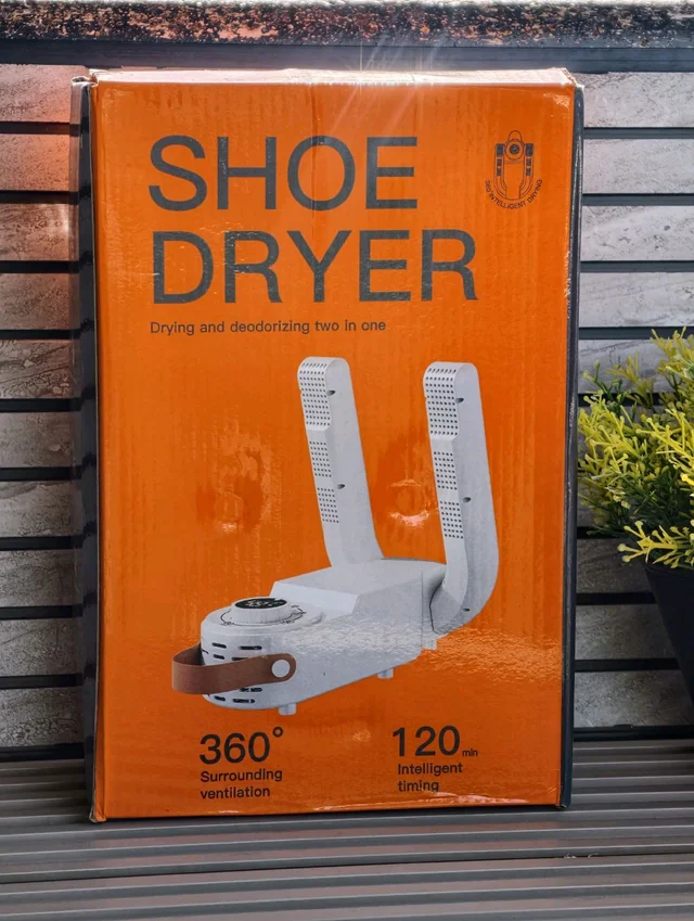 Electric Shoe Dryer & Boot Warmer with Intelligent Timer, 360° Hot Air Circulation & Deodorizing Function