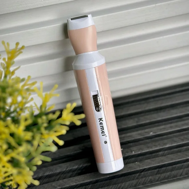Kemei 4 In 1 Rechargeable Women's Grooming & Hair Removal Trimmer Kit with USB Charging
