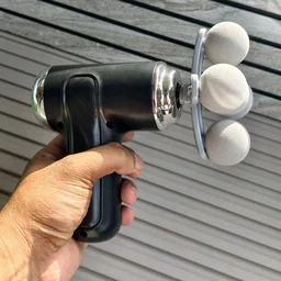 MAXTOP Five Head Fascia Gun Deep Tissue Muscle Massager with Multiple Massage Heads