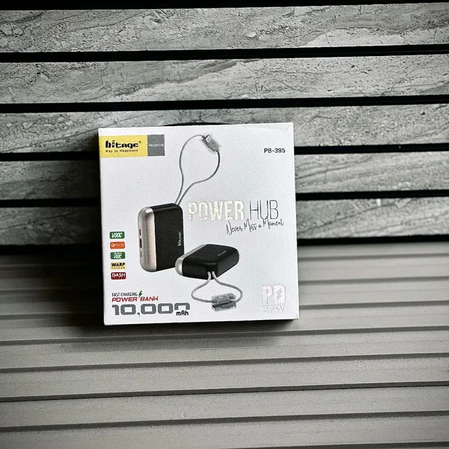 HiEage PB-395 Power Hub 10,000mAh Fast Charging Power Bank