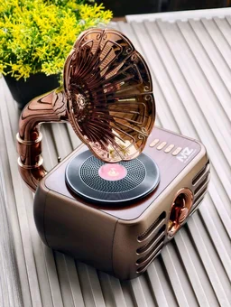 MZ M305 Vintage Gramophone Retro Radio & Wireless Bluetooth Speaker (10W)