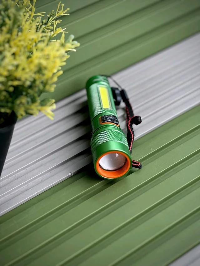 ROCK LIGHT M62 High-Power Rechargeable LED Torch Light with Type-C Charging Cable & Carrying Case – 1500mAh