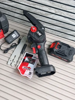 MZ CS72 Portable Mini Chainsaw Kit with Hard Storage Case