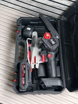 MZ CS72 Portable Mini Chainsaw Kit with Hard Storage Case