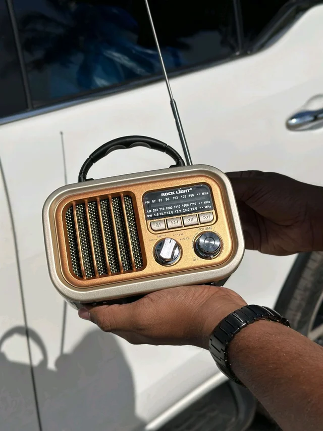 Rock Light S 558 Retro Portable Radio & Speaker – 12W
