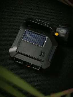 MZ-5512 Multi-Function Tool Light – Solar & Type-C Rechargeable with LCD Power Display