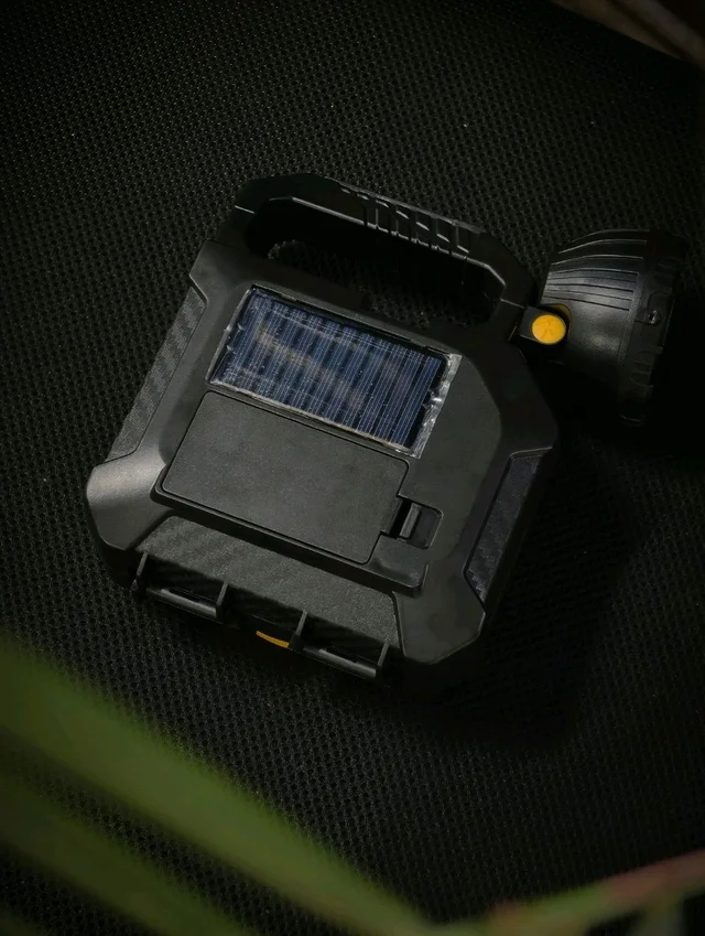 MZ-5512 Multi-Function Tool Light – Solar & Type-C Rechargeable with LCD Power Display