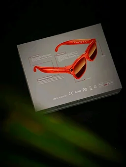 XK One Pro AI Smart Glasses with HD Video Recording, Real-Time Language Translation & AI Voice Assistant - Includes 3 Sets of Lenses