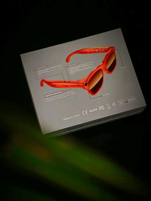 XK One Pro AI Smart Glasses with HD Video Recording, Real-Time Language Translation & AI Voice Assistant - Includes 3 Sets of Lenses