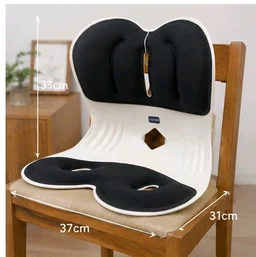 Ergonomic Posture Corrector Seat Cushion – Portable Lumbar & Pelvic Back Support for Office Chair, Sofa & Car (37 × 31 × 33 cm)