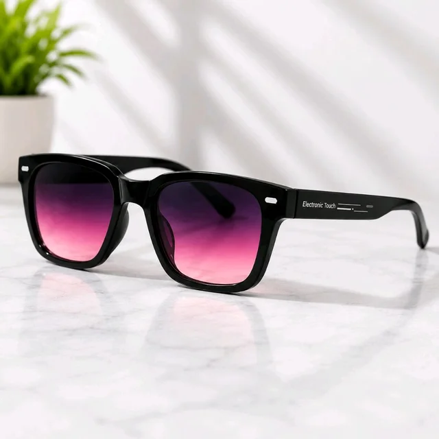 Touch & Slide Controlled Color-Changing Sunglasses