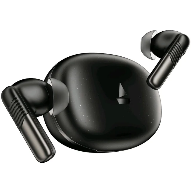 Airdopes Prime 412 True Wireless Earbuds with 50H Playback, Quad Mics AI ENx™ Calling & Multipoint Connectivity (Active Black)