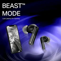 Airdopes Prime 412 True Wireless Earbuds with 50H Playback, Quad Mics AI ENx™ Calling & Multipoint Connectivity (Active Black)