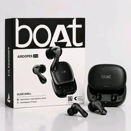 boAt Airdopes 313 True Wireless Earbuds with 75H Playtime, 13mm Drivers, boAt Signature Sound & Glide Shell