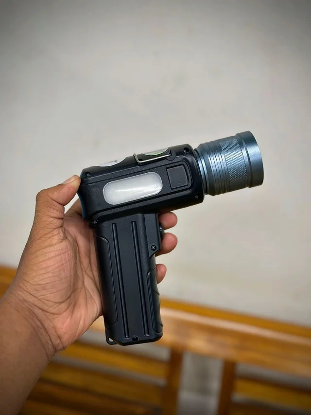 Rock Light M76 100W Tube LED Handlamp – Zoomable & Rechargeable Pistol Grip Torch