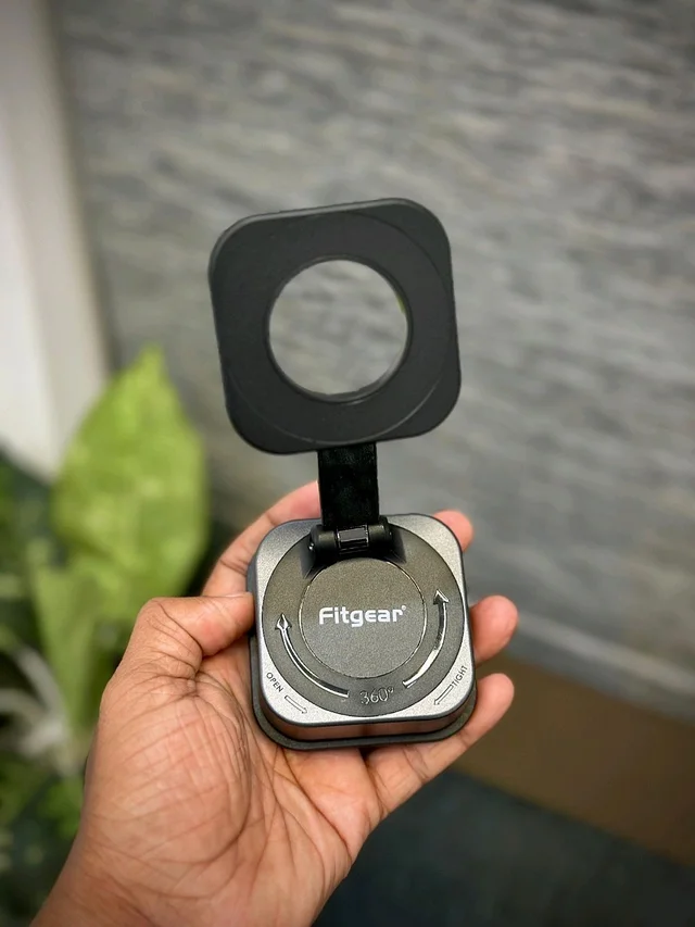 Fitgear FG-94 Foldable Magnetic Phone Stand – 360° Rotating Vacuum Suction Mount